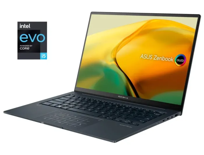 Ультрабук Asus Zenbook 14X Q410VA / 14.5" (2880x1800) OLED Touch / Intel Core i5-13500H (12 (16) ядер по 3.5 -4.7 GHz) / 8 GB DDR4 / 512 GB SSD / Intel Iris Xe Graphics / WebCam / Win 11 Home б/в - зображення 1