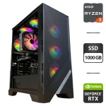 Збірка під замовлення:ігровий ПК MSI MAG Forge 120A Tower / AMD Ryzen 5 5600 (6 (12) ядер по 3.5 - 4.4 GHz) / 32 GB DDR4 / 1000 GB SSD M.2 / nVidia GeForce RTX 4060, 8 GB GDDR6, 128-bit / 650W