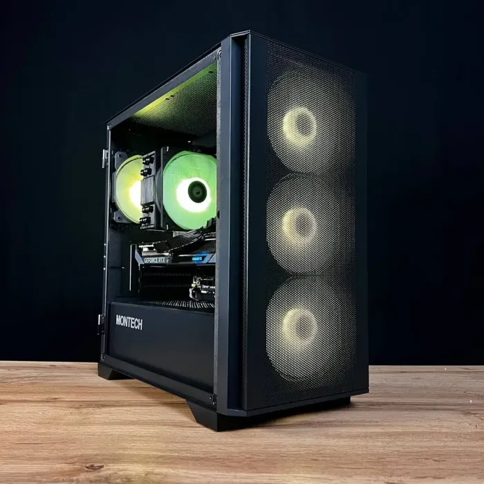 Збірка на замовлення: ігровий ПК Montech Air 100 ARGB Black Tower / Intel Core i5-14400F (10 (16) ядер по 1,8 - 4,7 ГГц) / 32 ГБ DDR5 / 1000 ГБ SSD M.2 / nVidia GeForce RTX 5060 Ti, 16 ГБ GDDR7, 128-біт / 650 Вт - зображення 4