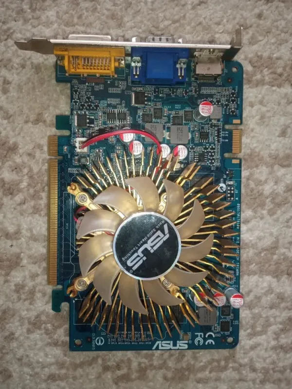 Дискретна відеокарта Asus GeForce 9500 GT, 512 MB DDR2, 128-bit / 1x HDMI, 1x DVI, 1x VGA б/в - зображення 2