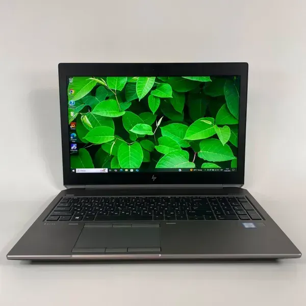 Мобільна робоча станція Б-клас HP ZBook 15 G5 / 15.6" (1920x1080) IPS / Intel Core i7-8850H (6 (12) ядер по 2.6 - 4.3 GHz) / 32 GB DDR4 / 512 GB SSD / nVidia Quadro P1000, 4 GB GDDR5, 256-bit / TouchID / WebCam б/в - зображення 2