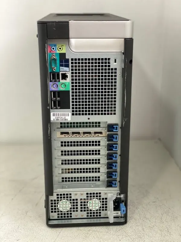 Робоча станція Dell Precision T5810 Tower / Intel Xeon E5-2697 v3 (14 (28) ядер по 2.6 - 3.6 GHz) / 64 GB DDR3 / 240 GB SSD / nVidia Quadro M4000, 8 GB GDDR5, 256-bit / DVD-ROM б/в - зображення 4