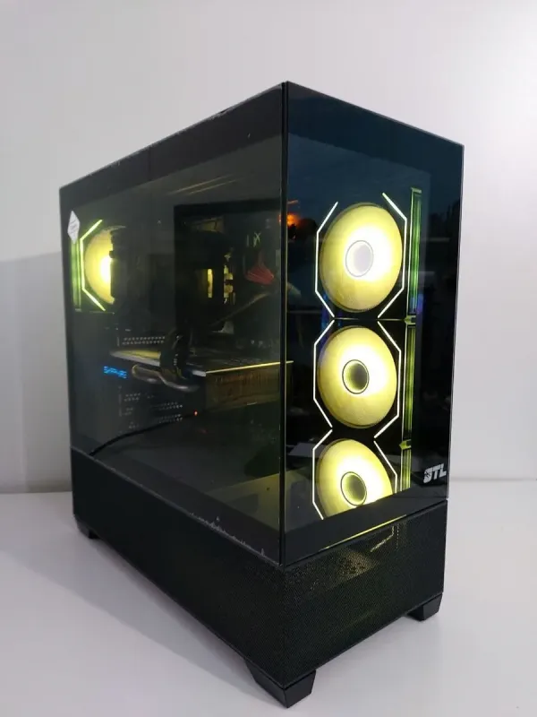 Ігровий ПК GTL Gaming Universe Black Tower / Intel Core i5-9400T (6 ядер по 1,8 - 3,4 ГГц) / 16 ГБ DDR4 / 256 ГБ SSD M.2 + 512 ГБ SSD + 500 ГБ HDD / AMD Radeon RX 590, 8 ГБ GDDR5, 256-біт / 500 Вт б/в - зображення 2