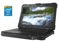 Захищений ноутбук Dell Latitude 5420 Rugged / 14" (1920x1080) IPS Touch / Intel Core i7-8650U (4 (8) ядра по 1.9 - 4.2 GHz) / 16 GB DDR4 / 256 GB SSD / AMD Radeon RX 540, 2 GB GDDR5, 128-bit / WebCam / Win 10 Pro / Дві АКБ б/в