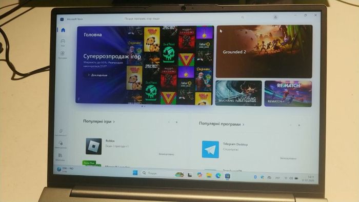 Ультрабук Б-клас Lenovo ThinkBook 13s G2 ITL / 13.3" (2560x1600) IPS / Intel Core i7-1165G7 (4 (8) ядра по 2.8 - 4.7 GHz) / 16 GB DDR4 / 256 GB SSD NVMe / Intel Iris Xe Graphics / WebCam б/в - зображення 13