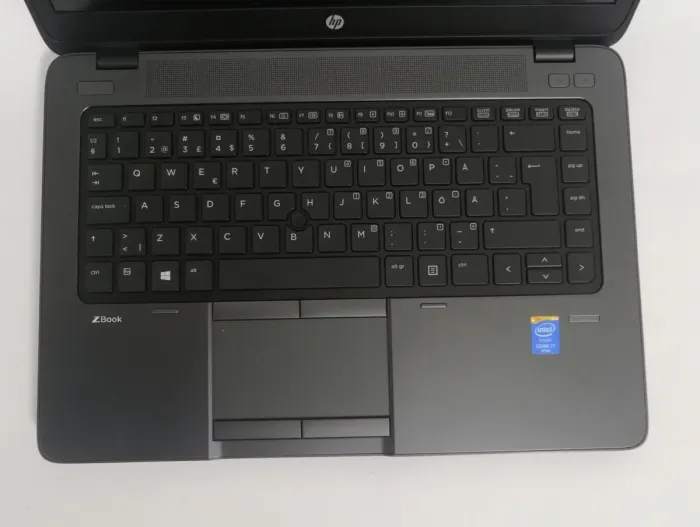 Мобільна робоча станція HP ZBook 14 G2 / 14" (1920x1080) IPS / Intel Core i7-5500U (2 (4) ядра по 2.40 - 3.0 GHz) / 8 GB DDR3 / 240 GB SSD / AMD FirePro M4150, 1 GB GDDR5, 128-bit / WebCam / VGA / Windows 10 Pro б/в - зображення 3