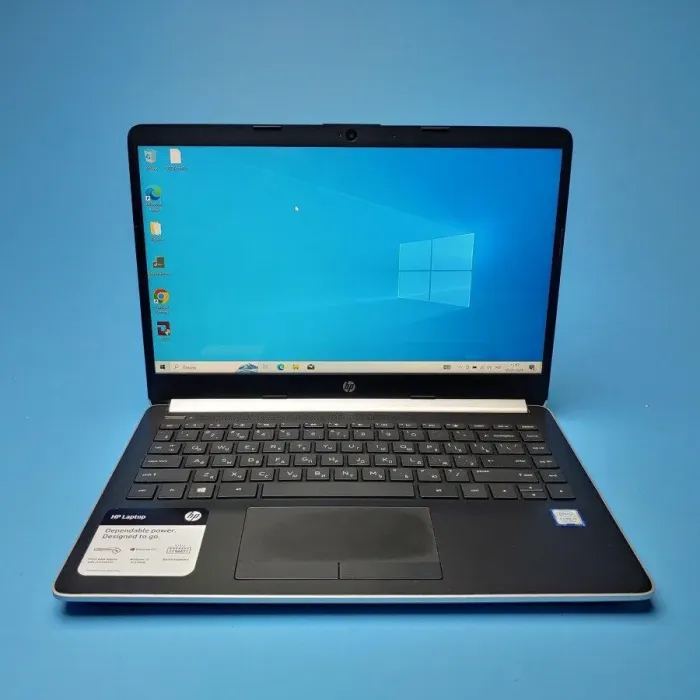 Ноутбук HP 14-df0023cl / 14" (1920x1080) IPS / Intel Core i3-8130U (2 (4) ядра по 2.2 - 3.4 GHz) / 8 GB DDR4 / 256 GB SSD / Intel UHD Graphics 620 / WebCam / Win 10 Home б/в - зображення 2