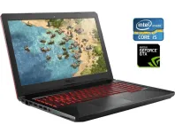 Ігровий ноутбук Б-клас Asus TUF Gaming FX504GM / 15.6" (1920x1080) IPS / Intel Core i5-8300H (4 (8) ядра по 2.3 - 4.0 GHz) / 8 GB DDR4 / 512 GB SSD / nVidia GeForce GTX 1060, 3 GB GDDR5, 192-bit / WebCam б/в