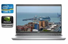 Ноутбук Dell Latitude 5521 / 15.6" (1920x1080) IPS / Intel Core i5-11500H (6 (12) ядер по 2.4 - 4.6 GHz) / 16 GB DDR4 / 512 GB SSD / nVidia GeForce MX450, 2 GB GDDR5, 64-bit / WebCam / HDMI б/в