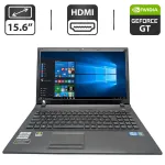Ноутбук Terra Mobile 1547 / 15.6" (1366x768) TN / Intel Core i3-2350M (2 (4) ядра по 2.3 GHz) / 6 GB DDR3 / 250 GB HDD / nVidia GeForce GT 520M, 1 GB GDDR3, 64-bit / WebCam / DVD-ROM б/в