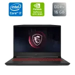 Ігровий ноутбук Б-класу MSI Pulse GL66-11UCK / 15,6" (1920x1080) IPS / Intel Core i7-11800H (8 (16) ядер по 2,3 - 4,6 ГГц) / 16 ГБ DDR4 / 512 ГБ SSD / nVidia GeForce RTX 3050, 4 ГБ GDDR6, 128-біт / Веб-камера / HDMI б/в