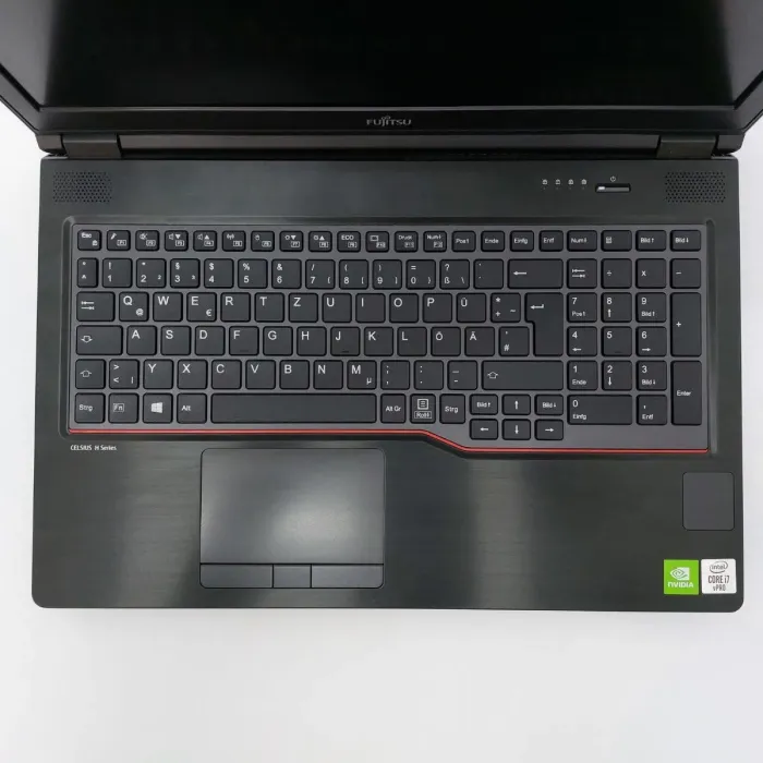 Мобільна робоча станція Fujitsu Celsius H7510 / 15,6" (1920x1080) IPS / Intel Core i7-10850H (6 (12) ядер по 2,7 - 5,1 ГГц) / 32 ГБ DDR4 / 512 ГБ SSD / nVidia Quadro T1000, 4 ГБ GDDR6, 128-біт / WebCam / HDMI б/в - зображення 3
