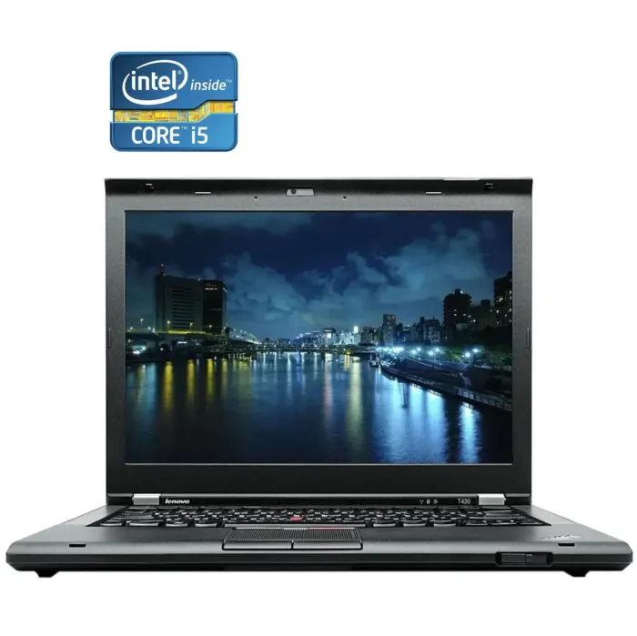 Ноутбук Lenovo ThinkPad T430 / 14" (1366x768) TN / Intel Core i5-3210M (2 (4) ядра по 2.5 - 3.1 GHz) / 8 GB DDR3 / 500 GB HDD / Intel HD Graphics 4000 / WebCam / DVD-ROM б/в - зображення 1