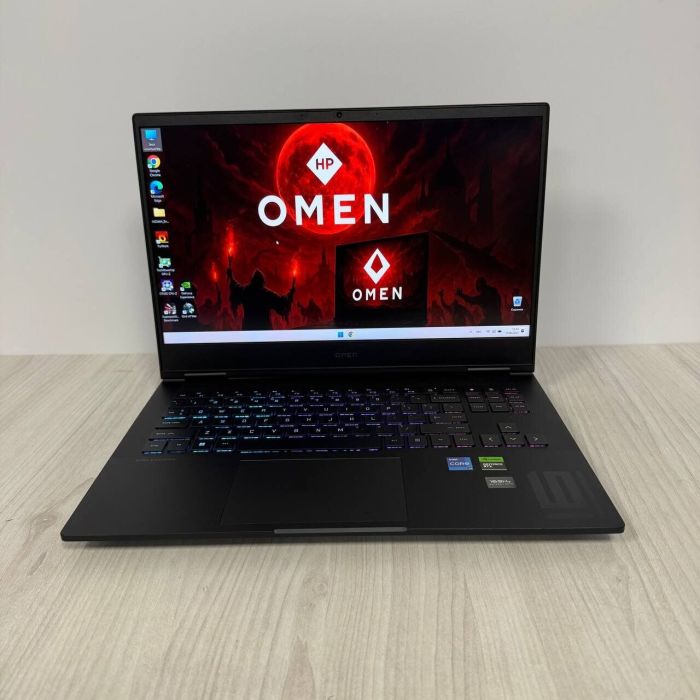 Ігровий ноутбук HP Omen Gaming 16-wd0073dx / 16.1" (1920x1080) IPS / Intel Core i7-13620H (10 (16) ядер по 2.4 - 4.9 GHz) / 16 GB DDR5 / 1000 GB SSD NVMe / nVidia GeForce RTX 4060, 8 GB GDDR6, 128-bit / WebCam б/в - зображення 2