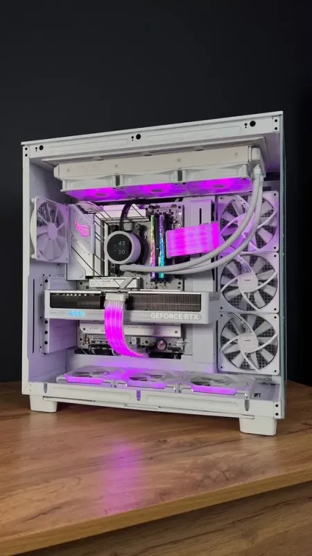 Збірка під замовлення: ігровий ПК NZXT H6 Flow White Tower / AMD Ryzen 9 7900X (12 (24) ядер по 4.7 - 5.6 GHz) / 32 GB DDR5 / 2000 GB SSD M.2 / nVidia GeForce RTX 5070, 12 GB GDDR7, 192-bit / 850W - зображення 6