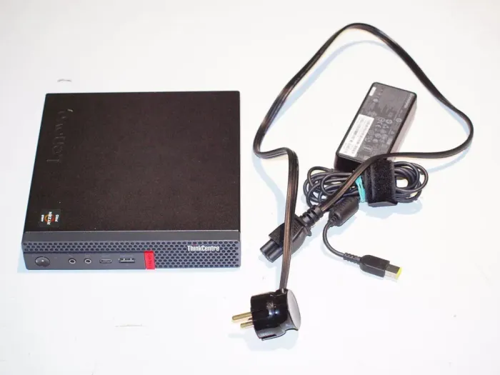 Неттоп Lenovo Thinkcentre m75q-1 USFF / AMD Ryzen 5 3400GE (4 (8) ядер по 3,3 - 4,0 ГГц) / 8 ГБ DDR4 / 256 ГБ SSD / AMD RX Vega 11 / USB 3.1 / Wi-Fi / Блок живлення в комплекті б/в - зображення 4