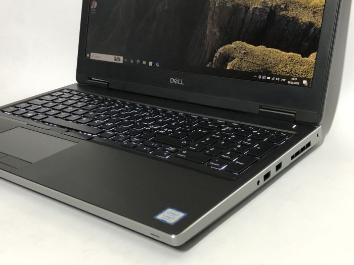 Мобільна робоча станція Б-клас Dell Precision 7540 / 15.6" (1920x1080) IPS / Intel Core i7-9750H (6 (12) ядер по 2.6 - 4.5 GHz) / 16 GB DDR4 / 256 GB SSD / nVidia Quadro T2000, 4 GB GDDR6, 128-bit / WebCam / Win 10 Pro б/в - зображення 9