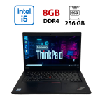 Ультрабук Б-клас Lenovo ThinkPad X390 / 13.3" (1920x1080) IPS / Intel Core i5-8365U (4 (8) ядра по 1.6 - 4.1 GHz) / 8 GB DDR4 / 256 GB SSD / Intel UHD Graphics 620 / WebCam б/в