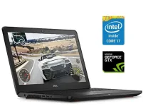 Ігровий ноутбук Б-клас Dell Inspiron 15 7559 / 15.6" (1920x1080) IPS / Intel Core i7-6700HQ (4 (8) ядра по 2.6 - 3.5 GHz) / 16 GB DDR3 / 512 GB SSD / nVidia GeForce GTX 960M, 4 GB GDDR5, 128-bit / WebCam б/в