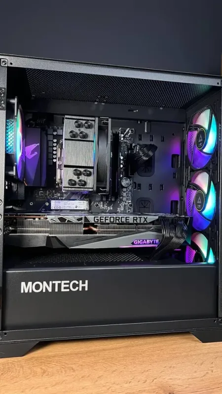 Збірка під замовлення: ігровий ПК Montech Air 100 ARGB Tower / AMD Ryzen 7 5700X (8 (16) ядер по 3.4 - 4.6 GHz) / 32 GB DDR4 / 1000 GB SSD M.2 / nVidia GeForce RTX 3080, 10 GB GDDR6X, 320-bit / 750W б/в - зображення 6