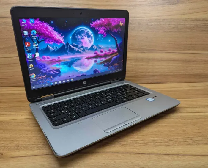 Ноутбук Б-клас HP ProBook 640 G2 / 14" (1920x1080) IPS / Intel Core i7-6600U (2 (4) ядра по 2.6 - 3.4 GHz) / 8 GB DDR4 / 180 GB SSD / Intel HD Graphics 520 / WebCam / Fingerprint / Windows 10 б/в - зображення 5