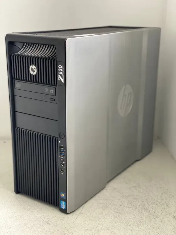 Робоча станція HP Z820 Workstation Tower / 2x Intel Xeon E5-2658 v2 (10 (20) ядер по 2.4 - 3.0 GHz) / 64 GB DDR3 / 240 GB SSD / AMD Radeon R9 280, 3 GB GDDR5, 384-bit / DVD-ROM б/в - зображення 4