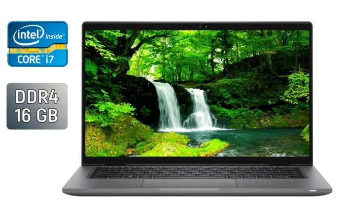 Ультрабук Dell Latitude 7430 / 14" (1920x1080) IPS / Intel Core i7-1265U (10 (12) ядер по 3.6 - 4.8 GHz) / 16 GB DDR4 / 256 GB SSD / Intel Iris Xe Graphics / WebCam / TouchID / Windows 11 б/в - зображення 1