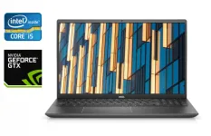 Ігровий ноутбук Б-клас Dell Vostro 7500 / 15.6" (1920x1080) IPS / Intel Core i5-10300H (4 (8) ядра по 2.5 - 4.5 GHz) / 16 GB DDR4 / 480 GB SSD / nVidia GeForce GTX 1650, 4 GB GDDR6, 128-bit / WebCam б/в