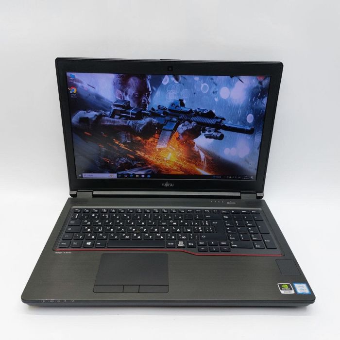 Мобільна робоча станція Fujitsu Celsius H780 / 15,6" (1920x1080) IPS / Intel Core i7-8750H (6 (12) ядер по 2.2 - 4.1 GHz) / 32 GB DDR4 / 512 GB SSD / nVidia Quadro P600, 4 GB GDDR5, 128-bit / WebCam б/в - зображення 3