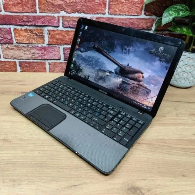 Ноутбук Б-клас Toshiba Satellite C855 / 15.6" (1366x768) TN / Intel Core i5-3230M (2 (4) ядра по 2.6 - 3.2 GHz) / 8 GB DDR3 / 128 GB SSD / Intel HD Graphics 3000 / WebCam / DVD-ROM б/в - зображення 4