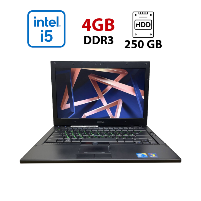 Ноутбук Б-клас Dell Latitude E4310 / 13.3" (1366x768) TN / Intel Core i5-520M (2 (4) ядра по 2.4 - 2.93 GHz) / 4 GB DDR3 / 250 GB HDD / Intel HD Graphics / WebCam б/в - зображення 1
