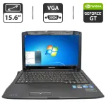Ноутбук Medion Akoya P6624 / 15.6" (1366x768) TN / Intel Core i3-370M (2 (4) ядра по 2.4 - 2.5 GHz) / 6 GB DDR3 / 750 GB HDD / nVidia GeForce GT 425M, 1 GB GDDR3, 128-bit / WebCam / АКБ не тримає б/в