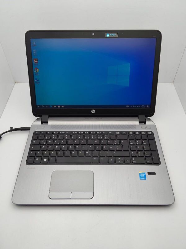 Ноутбук HP ProBook 450 G2 / 15.6" (1920x1080) TN / Intel Core i5-5200U (2 (4) ядра по 2.2 - 2.7 GHz) / 6 GB DDR3 / 500 GB HDD / Intel HD Graphics 5500 / WebCam / DVD-ROM б/в - зображення 2