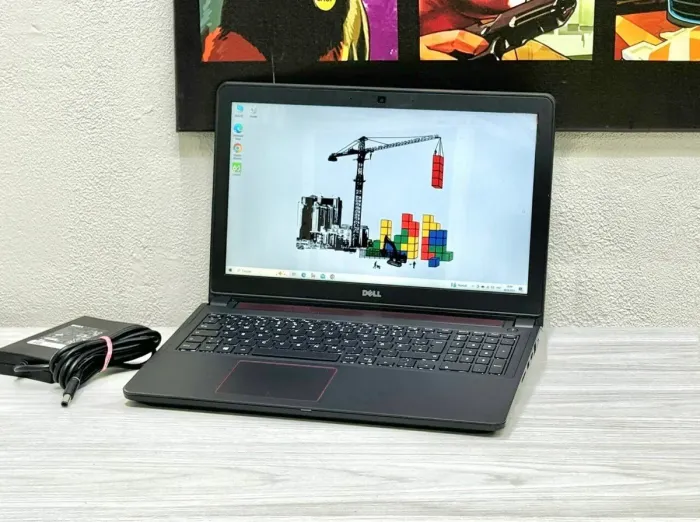 Ігровий ноутбук Б-клас Dell Inspiron 15-7559 / 15.6" (1920x1080) TN / Intel Core i7-6700HQ (4 (8) ядра по 2.6 - 3.5 GHz) / 12 GB DDR3 / 256 GB SSD / nVidia GeForce GTX 960M, 4 GB GDDR5, 128-bit / WebCam / Win 10 Pro б/в - зображення 3