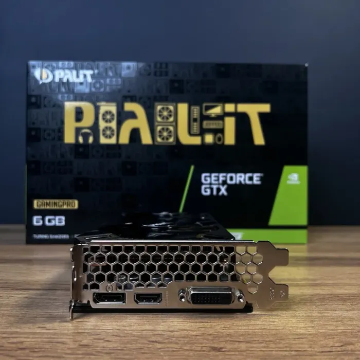 Дискретна відеокарта nVidia GeForce GTX 1660 Super, 6 GB GDDR6, 192-bit / DVI, HDMI, DisplayPort б/в - зображення 3