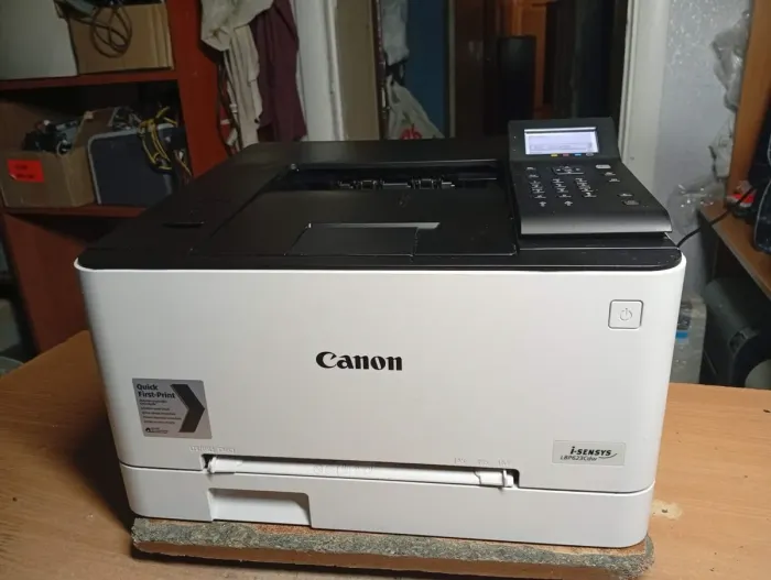 Принтер Canon i-SENSYS LBP623Cdw / Лазерний кольоровий друк / 1200x1200 dpi / A4 / 21 стор/хв / Дуплекс / USB, Ethernet / WiFi б/в - зображення 2
