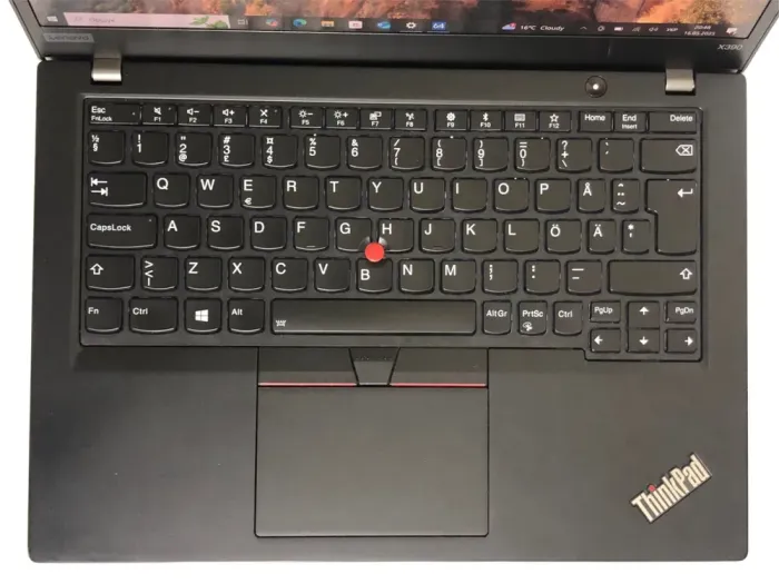 Ультрабук Lenovo ThinkPad X390 / 13.3" (1920x1080) IPS Touch / Intel Core i5-8365U (4 (8) ядра по 1.6 - 4.1 GHz) / 16 GB DDR4 / 512 GB SSD / Intel UHD Graphics / WebCam / Win 10 Pro б/в - зображення 8