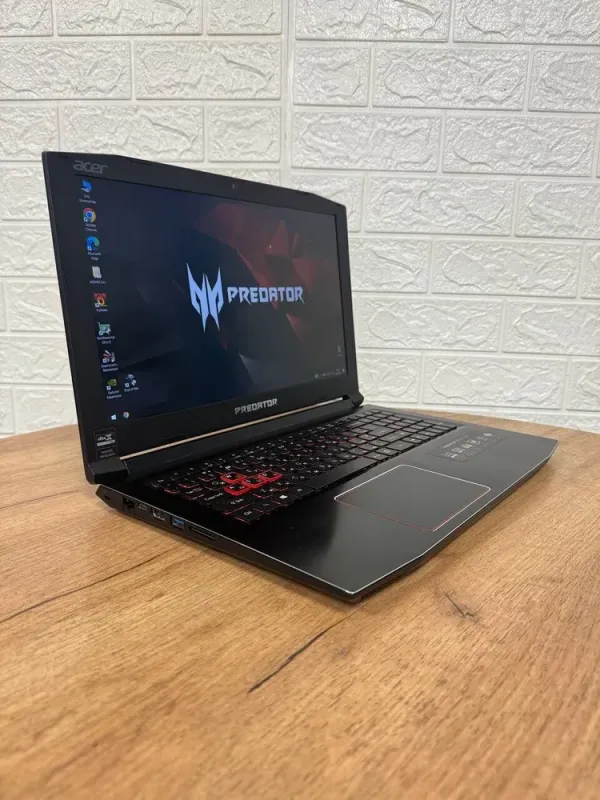 Ігровий ноутбук Б-клас Acer Predator Helios 300 G3-571 / 15.6" (1920x1080) IPS / Intel Core i7-7700HQ (4 (8) ядра по 2.8 - 3.8 GHz) / 16 GB DDR4 / 500 GB SSD / nVidia GeForce GTX 1060, 6 GB GDDR5, 192-bit / WebCam б/в - зображення 4