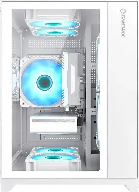 Ігровий ПК Ice Infinity Mini White Tower / AMD Ryzen 5 5500 (6 (12) ядер по 3,6 - 4,2 ГГц) / 16 ГБ DDR4 / 480 ГБ SSD / nVidia GeForce GTX 1070, 8 ГБ GDDR5, 256-біт - зображення 2