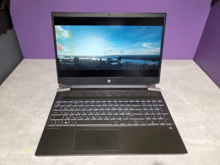 Ігровий ноутбук HP Pavilion Gaming 15-EС2823NO / 15.6" (1920x1080) IPS / AMD Ryzen 5 5600H (6 (12) ядер по 3.3 - 4.2 GHz) / 16 GB DDR4 / 1000 GB SSD / nVidia GeForce RTX 3050, 4 GB GDDR6, 128-bit / WebCam б/в - зображення 2