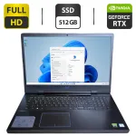Ігровий ноутбук Dell Inspiron G7 7790 / 17.3" (1920x1080) IPS / Intel Core i5-9300H (4 (8) ядра по 2.4 - 4.1 GHz) / 32 GB DDR4 / 120 GB SSD + 1000 GB HDD / nVidia GeForce RTX 2060, 6 GB GDDR6, 192-bit / WebCam б/в