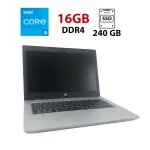 Ноутбук HP ProBook 640 G5 / 14" (1920x1080) IPS / Intel Core i5-8265U (4 (8) ядра по 1.6 - 3.9 GHz) / 16 GB DDR4 / 240 GB SSD / Intel UHD Graphics 620 / WebCam б/в