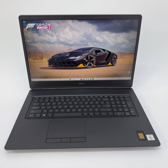 Мобільна робоча станція Dell Precision 7750 / 17,3" (1920x1080) IPS / Intel Core i7-10850H (6 (12) ядер по 2,7 - 5,1 ГГц) / 32 ГБ DDR4 / 512 ГБ SSD / nVidia Quadro RTX 3000, 6 ГБ GDDR6, 192-біт / WebCam / HDMI б/в - зображення 3