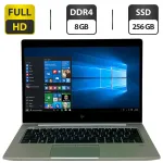 Ультрабук HP EliteBook 735 G5 / 13.3" (1920x1080) IPS / AMD Ryzen 7 Pro 2700U (4 (8) ядра по 2.2 - 3.8 GHz) / 8 GB DDR4 / 256 GB SSD / AMD Radeon Vega 10 Graphics / WebCam / Windows 10 Pro б/в