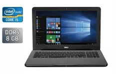 Ноутбук Dell Inspiron 5567 / 15.6" (1366x768) TN / Intel Core i5-7200U (2 (4) ядра по 2.5 - 3.1 GHz) / 8 GB DDR4 / 240 GB SSD / Intel HD Graphics 620 / WebCam / Windows 10 б/в