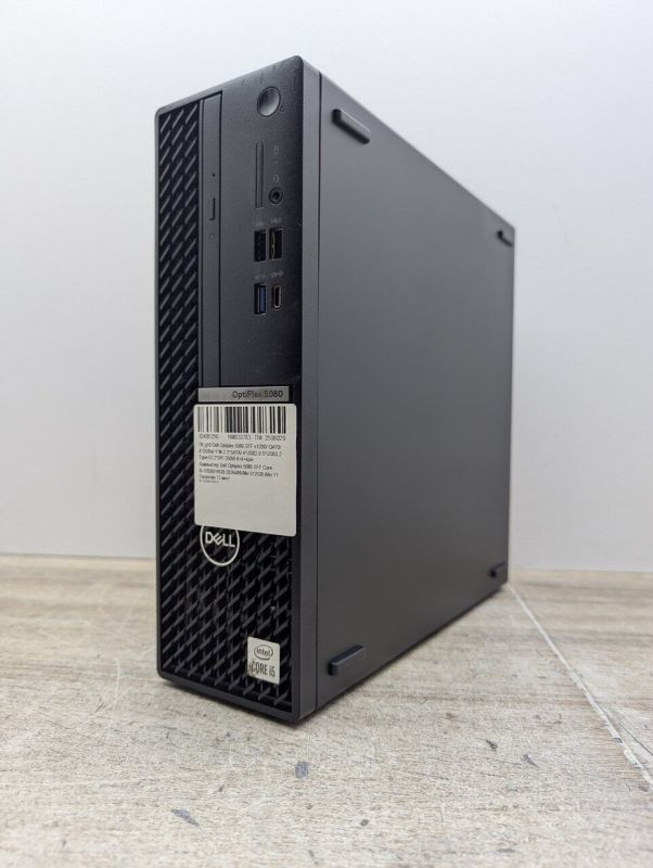 Комп'ютер Dell OptiPlex 5080 SFF / Intel Core i5-10500 (6 (12) ядер по 3,1 - 4,5 ГГц) / 16 ГБ DDR4 / 512 ГБ SSD M.2 / Intel UHD Graphics 630 / DVD-ROM б/в - зображення 2