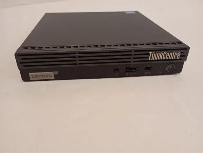 Неттоп Lenovo ThinkCentre M70q USFF / Intel Celeron G5905T (2 ядра по 3.3 GHz) / 4 GB DDR4 / 128 GB SSD + 750 GB HDD / Intel UHD Graphics 610 б/в - зображення 2