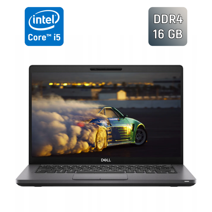 Ультрабук Dell Latitude 5400 / 14" (1920x1080) IPS / Intel Core i5-8365U (4 (8) ядра по 1.6 - 4.1 GHz) / 16 GB DDR4 / 256 GB SSD / Intel UHD Graphics / WebCam / SIM / HDMI б/в - зображення 1