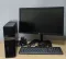Комплект ПК: Gamemax SFF / Intel Core i3-4130 (2 (4) ядра по 3.4 GHz) / 8 GB DDR3 / 120 GB SSD / Intel HD Graphics 4400 + Монітор HP EliteDisplay S231d / 23" (1920x1080) IPS / VGA, DP / WebCam б/в