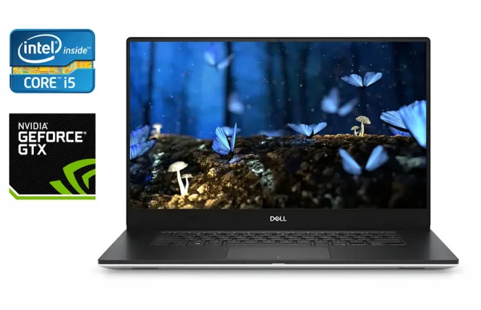 Ігровий ультрабук Dell XPS 15 7590 / 15.6" (1920x1080) IPS / Intel Core i5-9300H (4 (8) ядра по 2.4 - 4.1 GHz) / 16 GB DDR4 / 512 GB SSD / nVidia GeForce GTX 1650, 4 GB GDDR6, 128-bit / WebCam / HDMI б/в - зображення 1